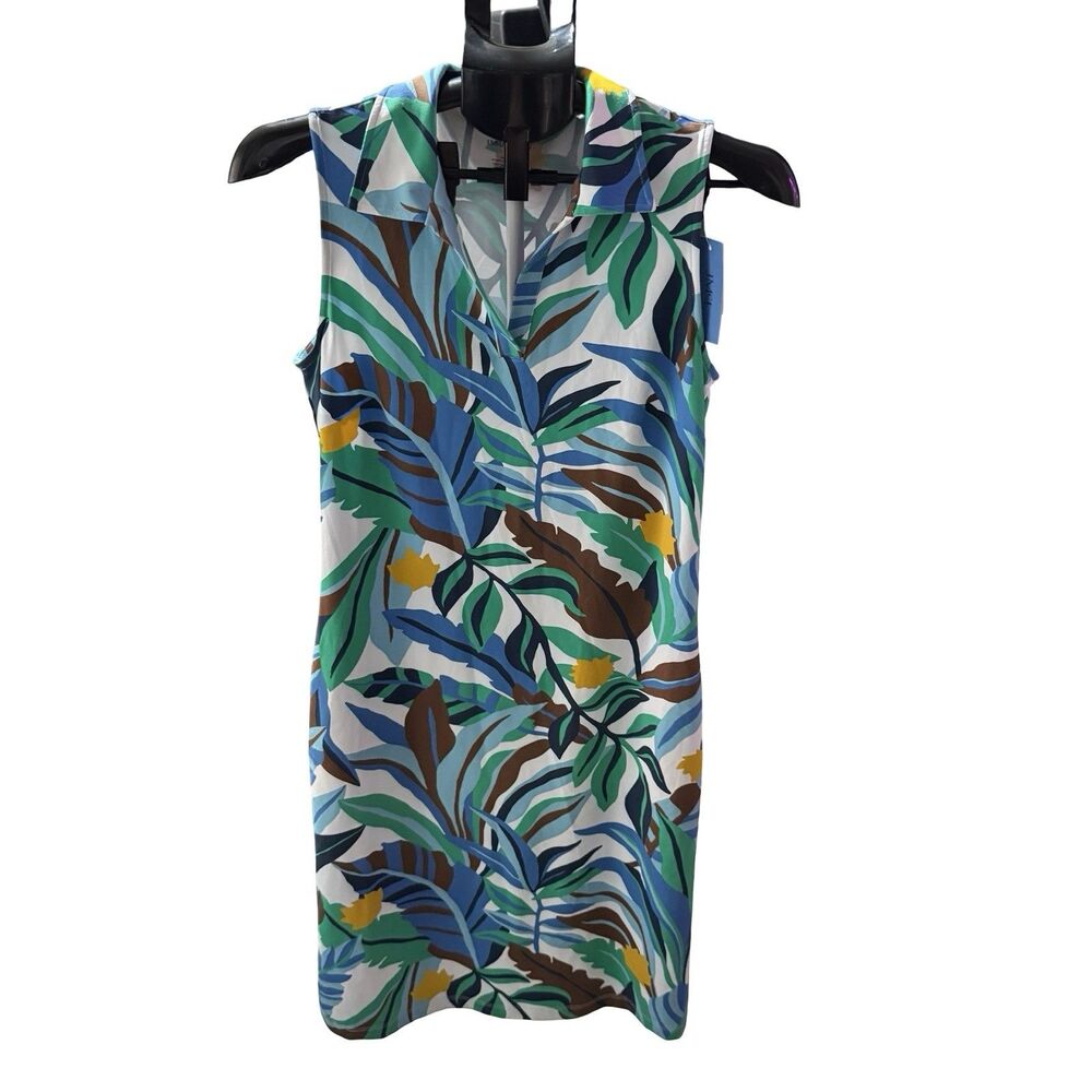 NWT J. McLaughlin Ayla Dress White Multi Jungle Jewel Size Small